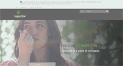 Desktop Screenshot of ingredion.com