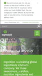 Mobile Screenshot of ingredion.com